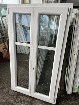 PLASTOVÉ OKNO DVOUKŘÍDLÉ 85x146 OŘECH-PLZEŇ - 7