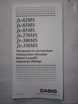Casio FX 350 ms s-v.p.a.m. (cena včetně dopravy) - 7