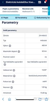 Prodám Elektrokoloběžku - 7