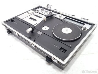 Crown SCP/71FW retro rádio gramo kazetový magnetofon - 7