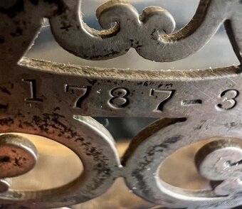 stará střbrná mísa z Anglie - 7