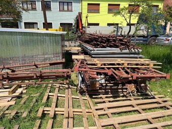 Plechová hala 180m2 10x18 výška 4m (sklad) rozložená - 7