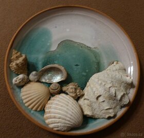 Hrníčky keramika, různá ,vázy,talíř - 7