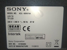 LCD TV Sony 40" (102 cm) - 7