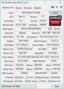AMD Radeon GIGABYTE RX 6800 GAMING OC 16G - záruka CZC.cz - 7