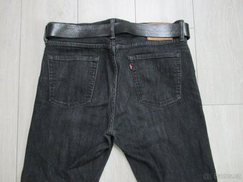 pánské džíny + opasek LEVIS 513 34/32 - 7