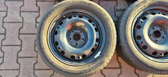 Plechové disky Škoda Fabia 2 5x100 6x15 ET43 195/55r15 letní - 7
