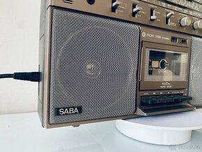 Radiomagnetofon/boombox Saba RCR 756, rok 1980 - 7