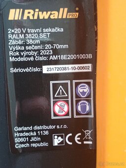 Sekačka na trávu RALM 3820 set - 7