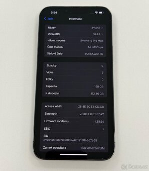 iPhone 13 PRO MAX 128GB ✅ ZARUKA TOP STAV - 7