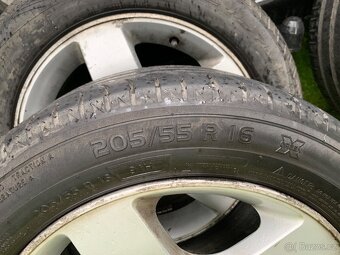 Prodám ALU kola na Audi,Seat,Volkswagen,Škoda205/55R16 5x112 - 7