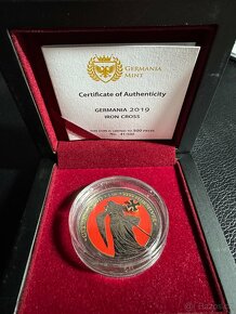 Luxusní stříbrná mince Germania Mint - Iron Cross 2019 - 7