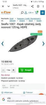 Prodám rybářský kajak - 7
