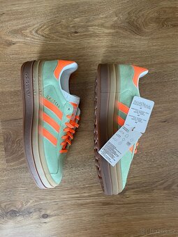 Adidas Gazelle Bold Semi Green Spark velikost 40 2/3 - 7