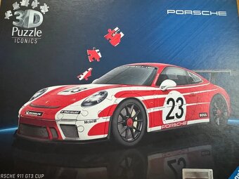 3D Puzzle Iconics: Porsche 911 GT3 Cup Salzburg design - 7