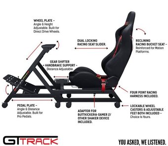 NLR GT Track Racing Simulator - závodní kokpit - 7