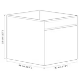IKEA ZÁNOVNÍ KRABICE DRONA RŮŽOVÁ, 33x38x33 cm - 7