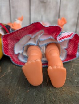 Vintage panenky v kroji, Gumotex, krojovaný pár. - 7