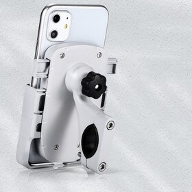 Univerzální hliníkový držák na telefon - 7