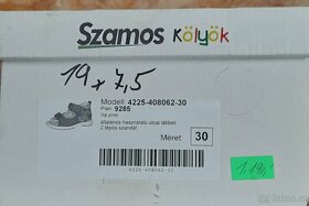 Dívčí celokožené sandálky v.30 - 7