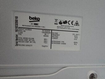 Prodám ledničku s mrazákem Zn. Beko - 7