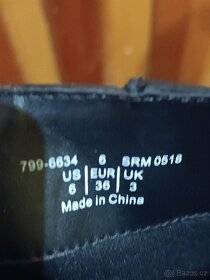 Dámské přechodové kozačky Baťa vel.36 - 7