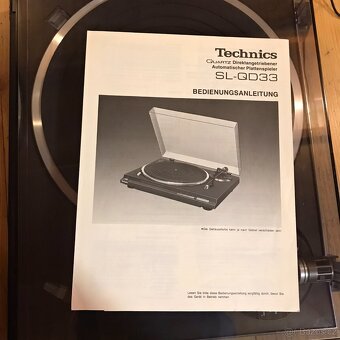 Gramofon Technics SL-QD 33 (1986)PLNÝ AUTOMAT ,PŘÍMY NÁHON , - 7
