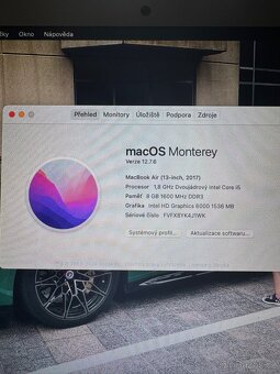 MacBook Air 13” 2017, i5 ,8GB - 7