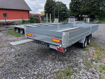 Přívěsný vozík 500x195cm, 3000kg, nájezdy, 130km/h - 7