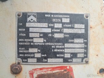 PRODEJ - terénní DESTA 3,5 t s otočí 180 ° - 7