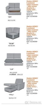 Velká sedací souprava do U - 7