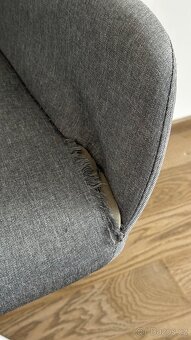 Krásné otočné  židle na kolečkách - 7