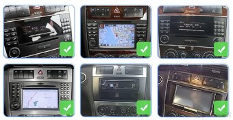 Autorádio s DVD pro Mercedes w209 c-class, g, clk - 7