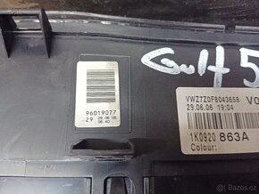 Palubní desku VW Golf 5, Golf Plus - 7