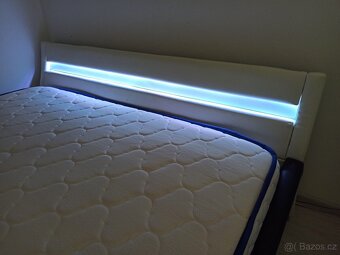 Postel 140x200 Led osvětlení - 7