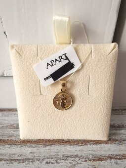 Apart zlatý přívěsek na řetízek Panna zlato nové - 7