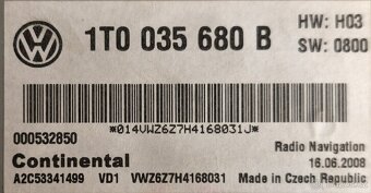 VW RNS510 1T0035680B aktualizované - 7