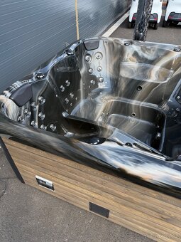 Koupací sud čtverec, premium s hydromasážním a aeromasážním - 7