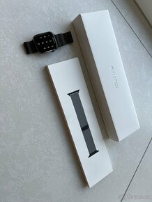 Apple iWatch 7 ocel (GPS+cellular) 45mm, pásek: milánský tah - 7