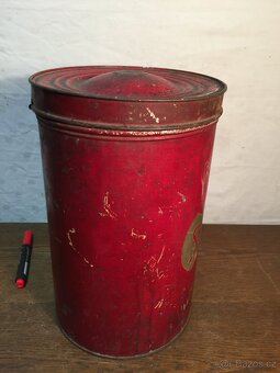 Stollwerck Kakao Bratislava velká plechovka - dóza z obchodu - 7