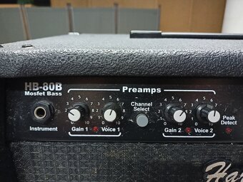 Prodám kombinovaný zesilovač zn.HARLEY BENTON HB-80 B. - 7