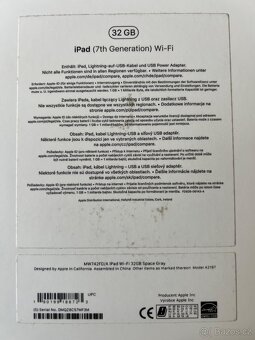 IPAD (7 generace) 32GB Wi-Fi Space Gray - 7