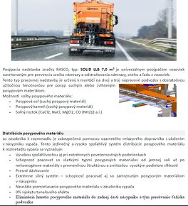 ZÁRUKA sypač 7m3 RASCO pás s řetězem +solanka 2.7m3 motor - 7