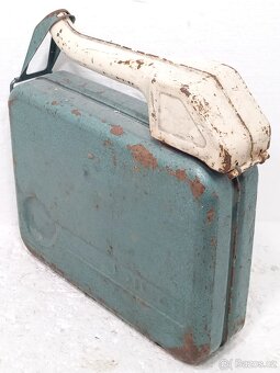 5L Plechový Kanystr DILO s nálevkou Retro - 7