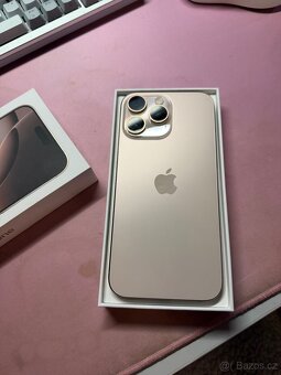 iPhone 16 PRO MAX, 512gb, 100% Baterie, Pouštní Titan - 7