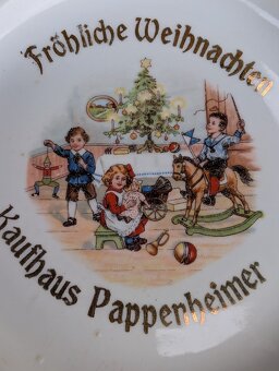 Starožitný porcelán. servírovací talíř, Kauffhaus. - 7