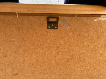 Obraz krajina, chalupa s rybníkem za 400 kč - 7