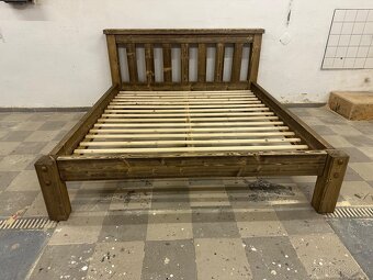 Postel z trámů 180 x 200 - Nová - 7