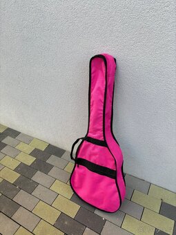 Růžová španělská kytara pro začátečníky - 7