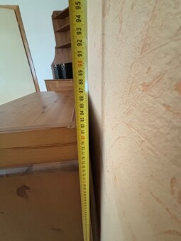 Komoda Leksvik IKEA, masivní borovice, mořidlo antik - 7